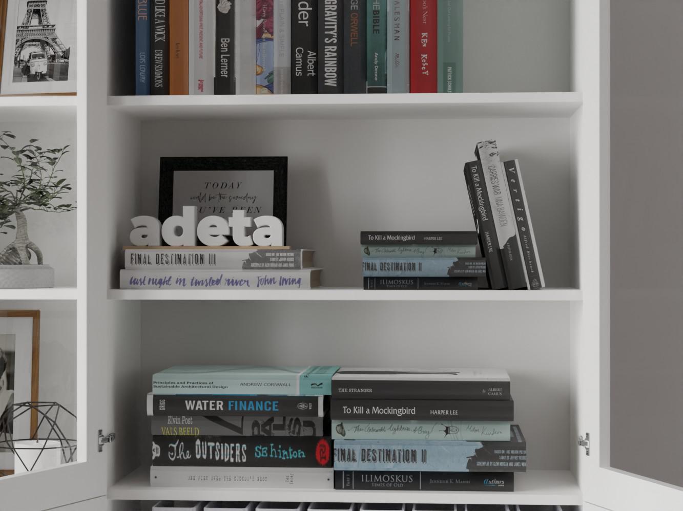 Книжный шкаф Билли 397 white ИКЕА (IKEA) изображение товара