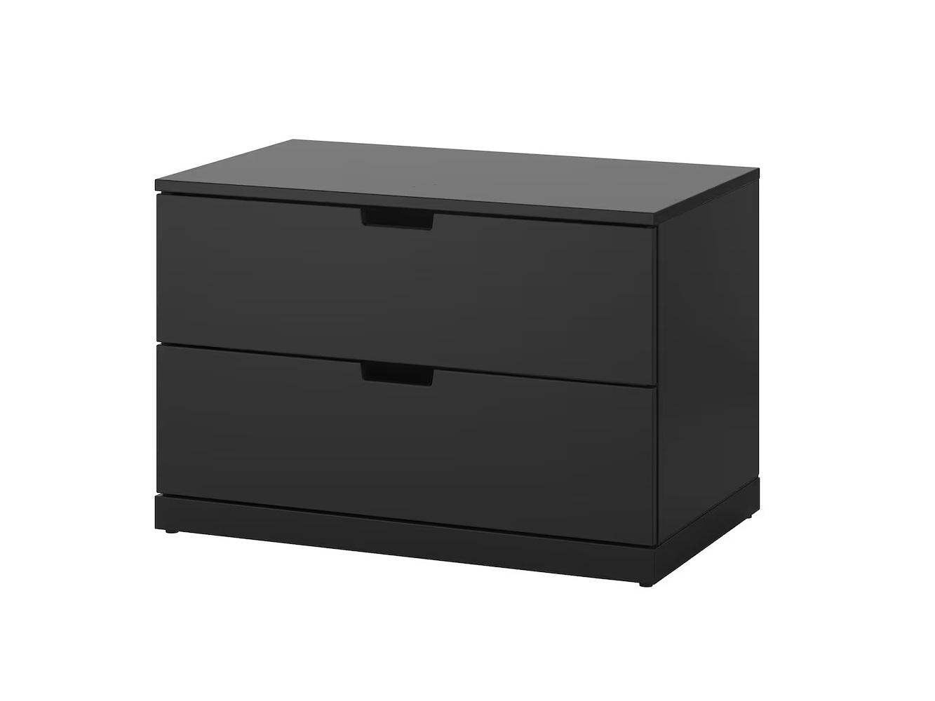 Комод Нордли 43 black ИКЕА (IKEA) изображение товара