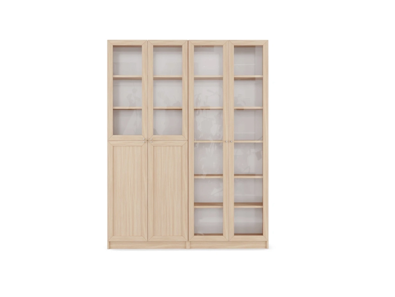 Изображение товара Книжный шкаф Билли 345 beige ИКЕА (IKEA), 160x30x202 см на сайте adeta.ru