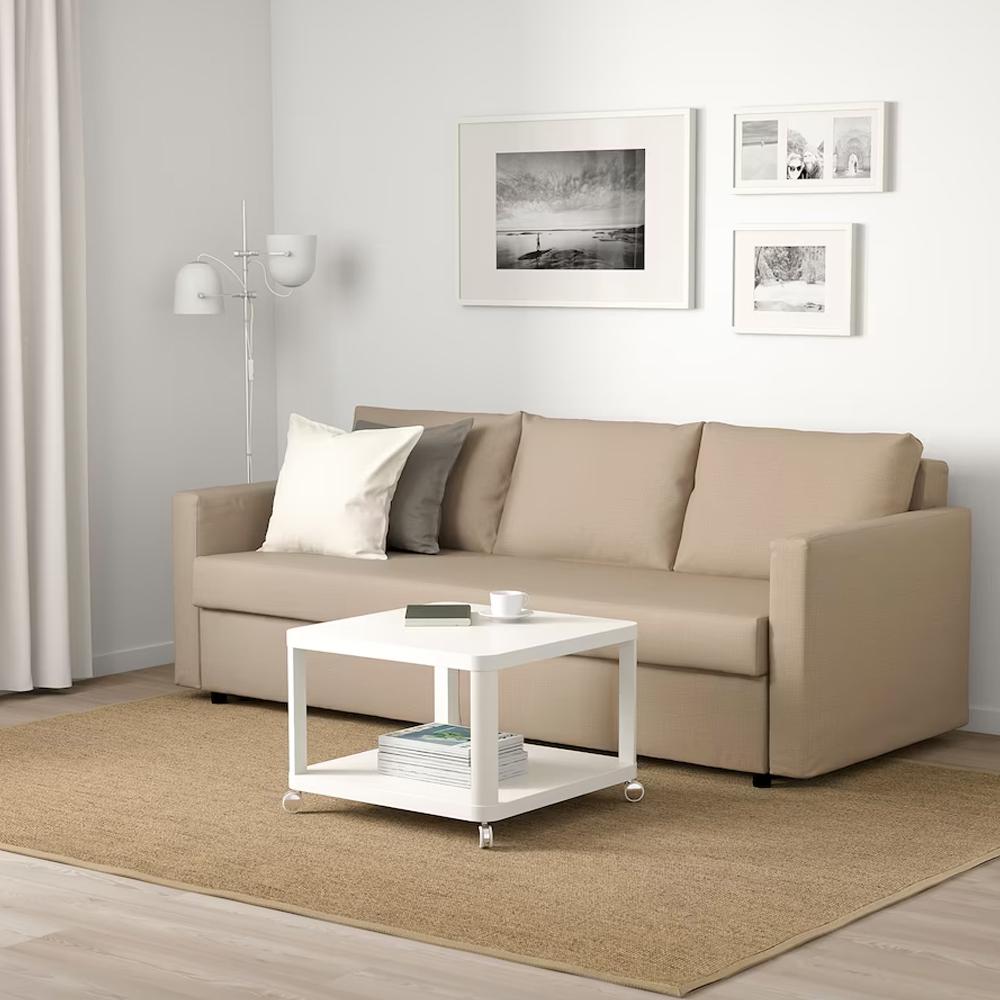 Прямой диван Свэнста beige ИКЕА (IKEA) изображение товара