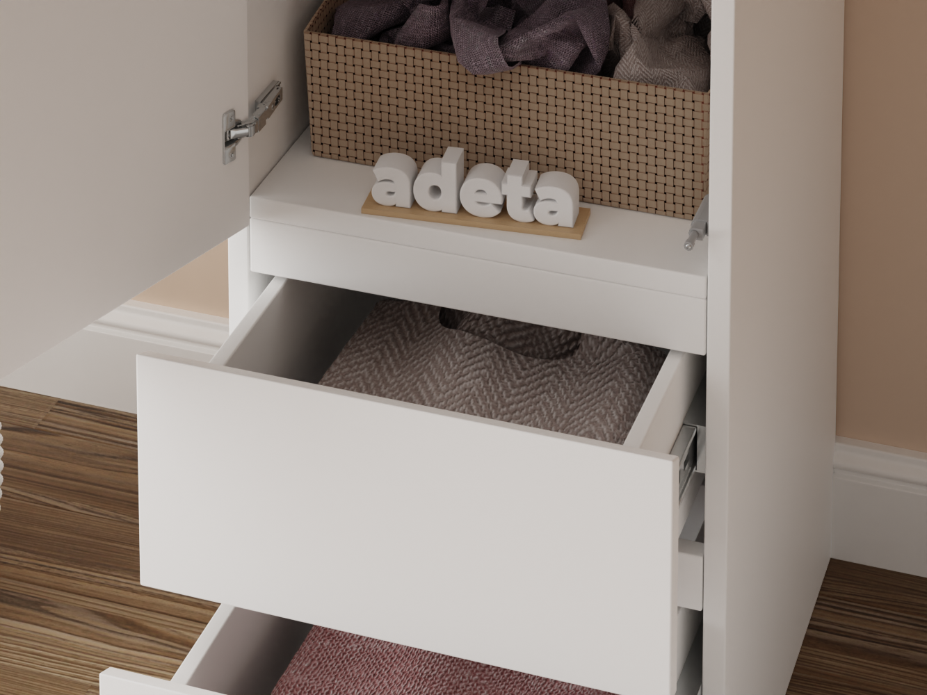 Распашной шкаф Мальм 316 white ИКЕА (IKEA) изображение товара