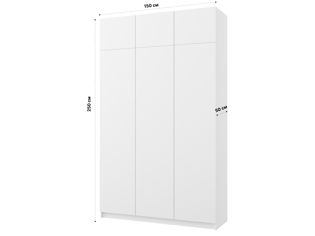 Распашной шкаф Пакс Фардал 131 white ИКЕА (IKEA) изображение товара