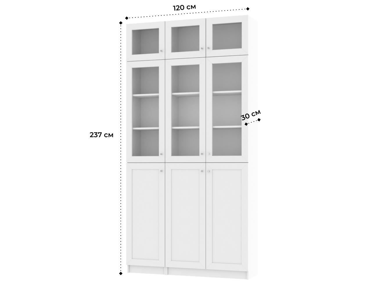 Изображение товара Книжный шкаф Билли 38 white ИКЕА (IKEA), 120x30x237 см на сайте adeta.ru