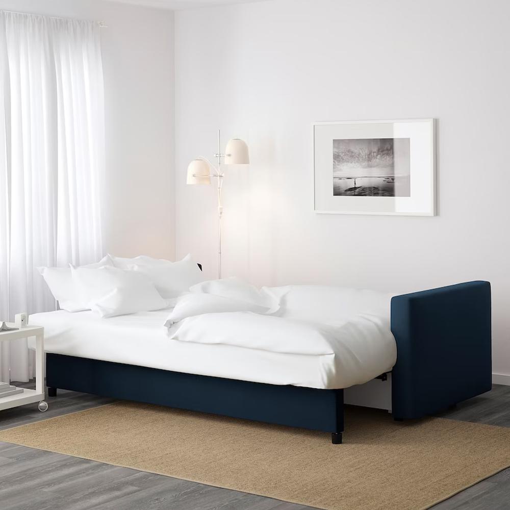 Прямой диван Свэнста blue ИКЕА (IKEA) изображение товара