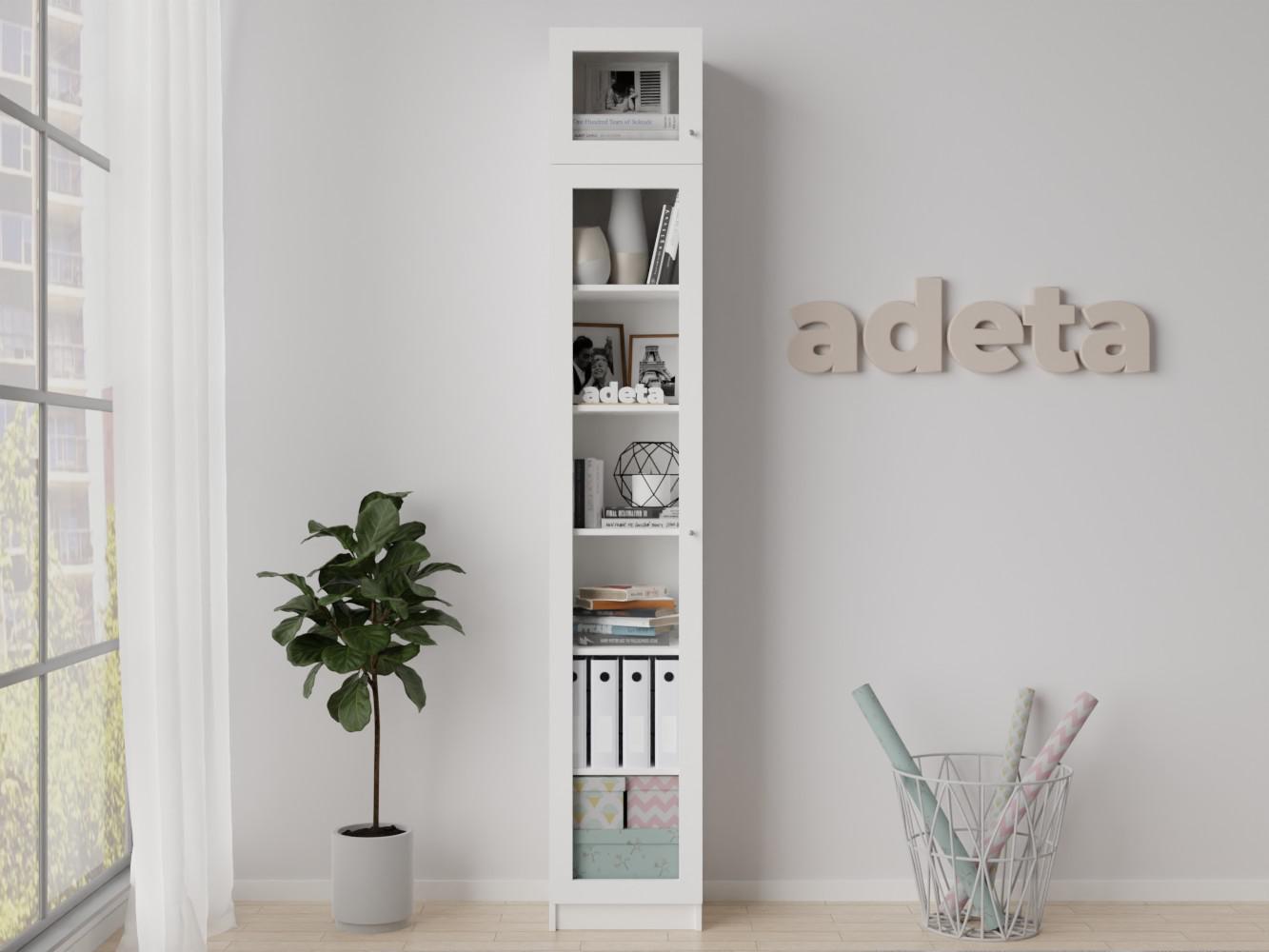 Изображение товара Книжный шкаф Билли 67 white ИКЕА (IKEA), 40x30x237 см на сайте adeta.ru