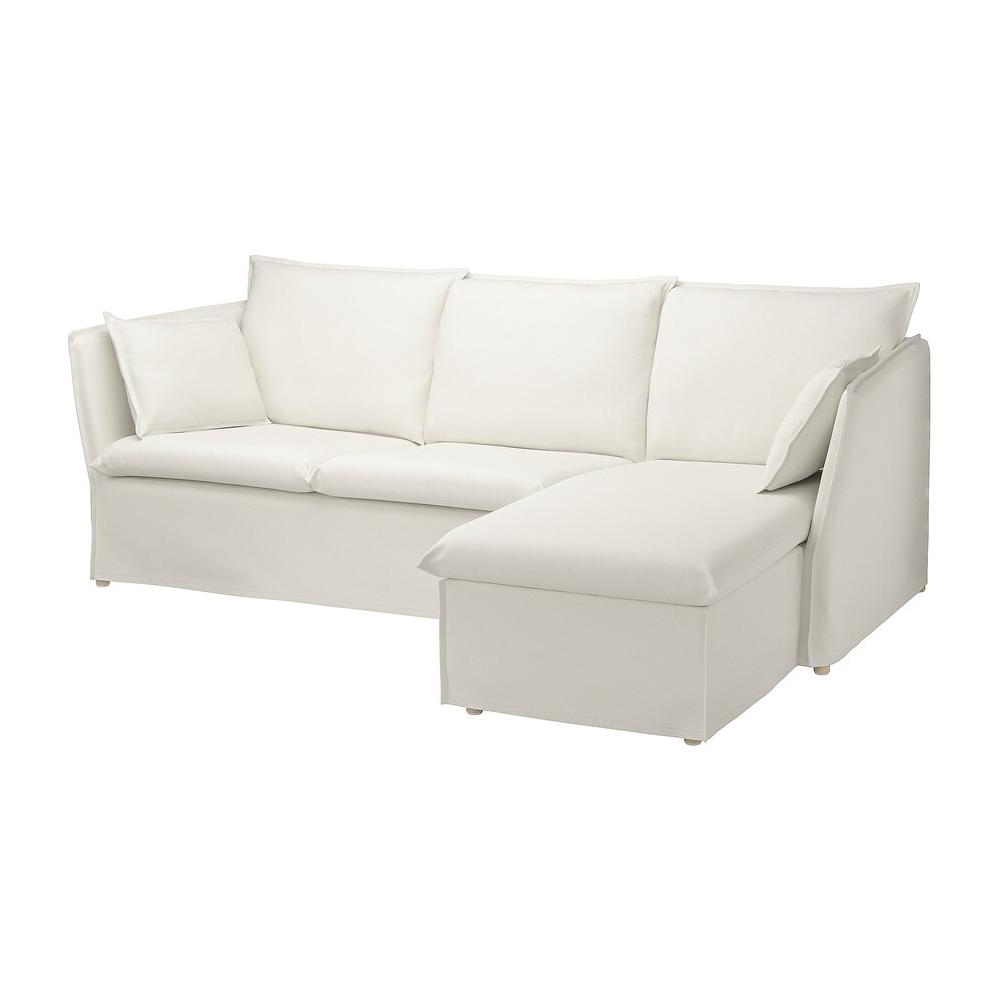  Угловой диван Бакселен white ИКЕА (IKEA)  изображение товара