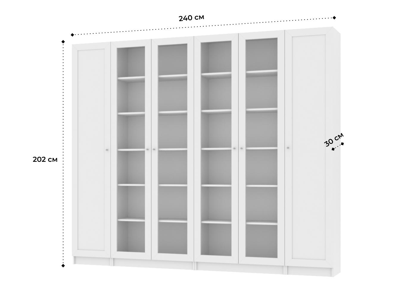 Книжный шкаф Билли 416 white ИКЕА (IKEA) изображение товара
