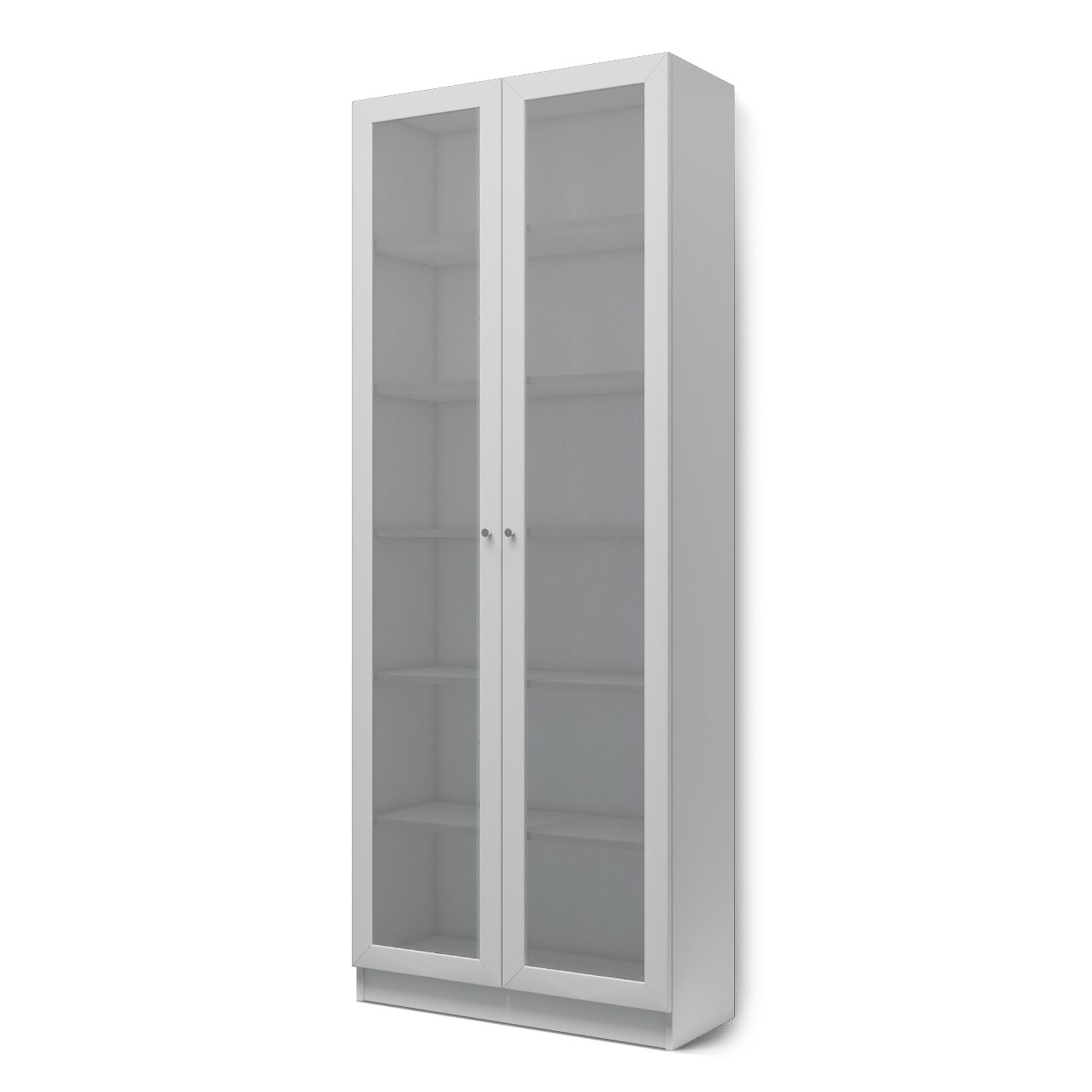 Изображение товара Книжный шкаф Билли 20 grey ИКЕА (IKEA), 80x30x202 см на сайте adeta.ru