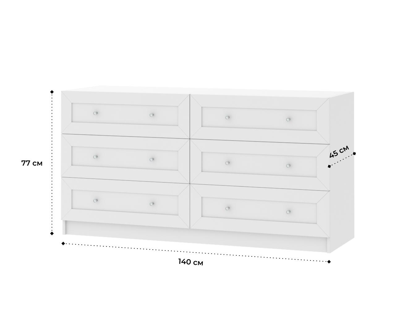 Изображение товара Комод Билли 219 white ИКЕА (IKEA), 140x45x77 см на сайте adeta.ru