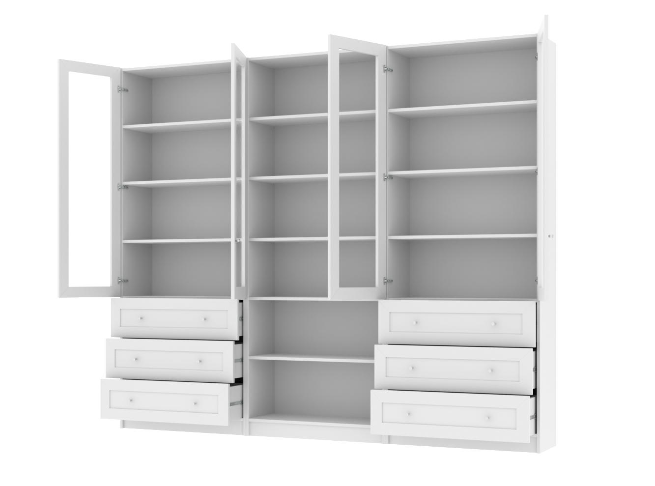 Изображение товара Книжный шкаф Билли 53 white ИКЕА (IKEA), 240x30x202 см на сайте adeta.ru