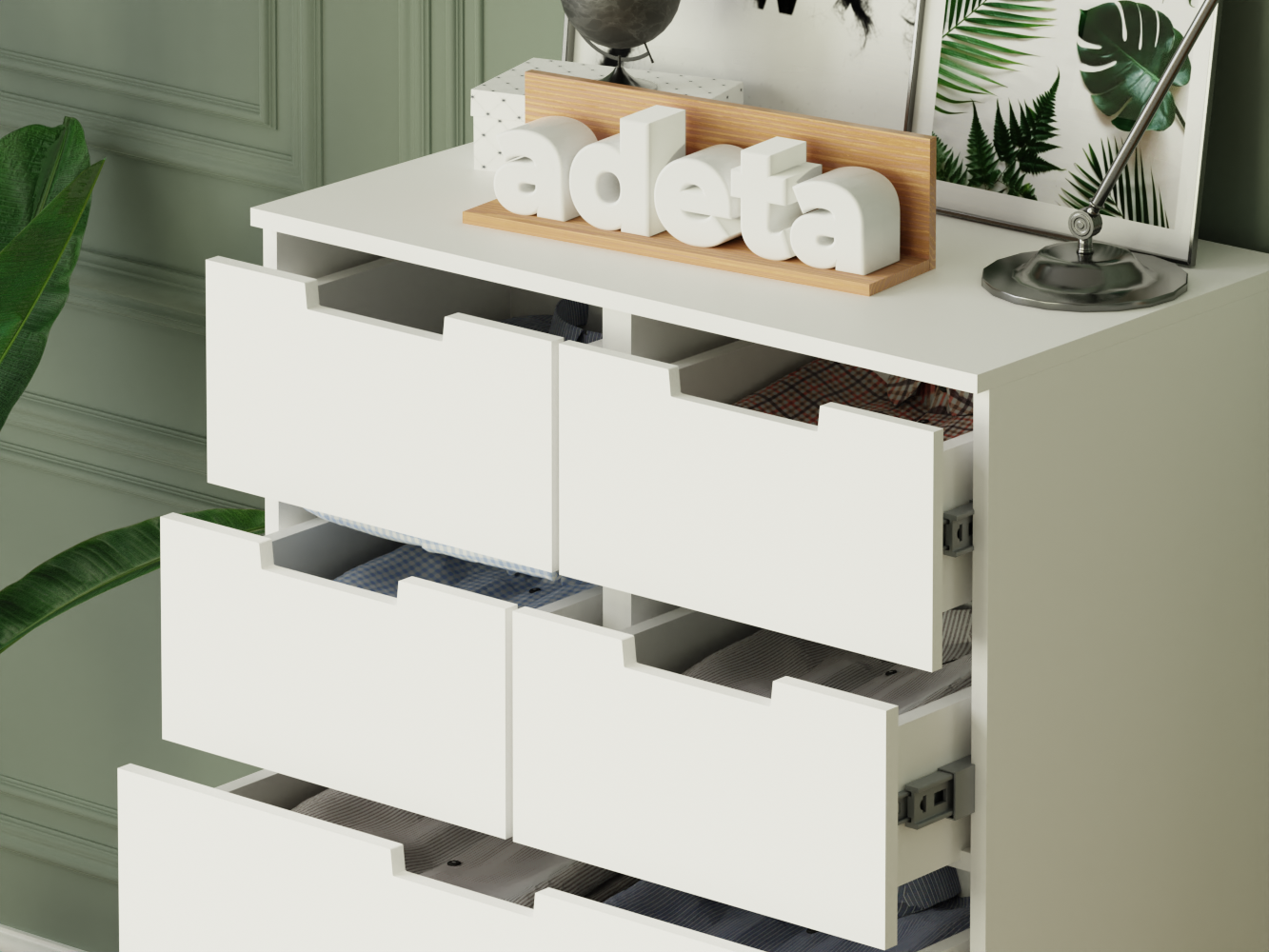  Комод Нордли 15 white ИКЕА (IKEA) изображение товара