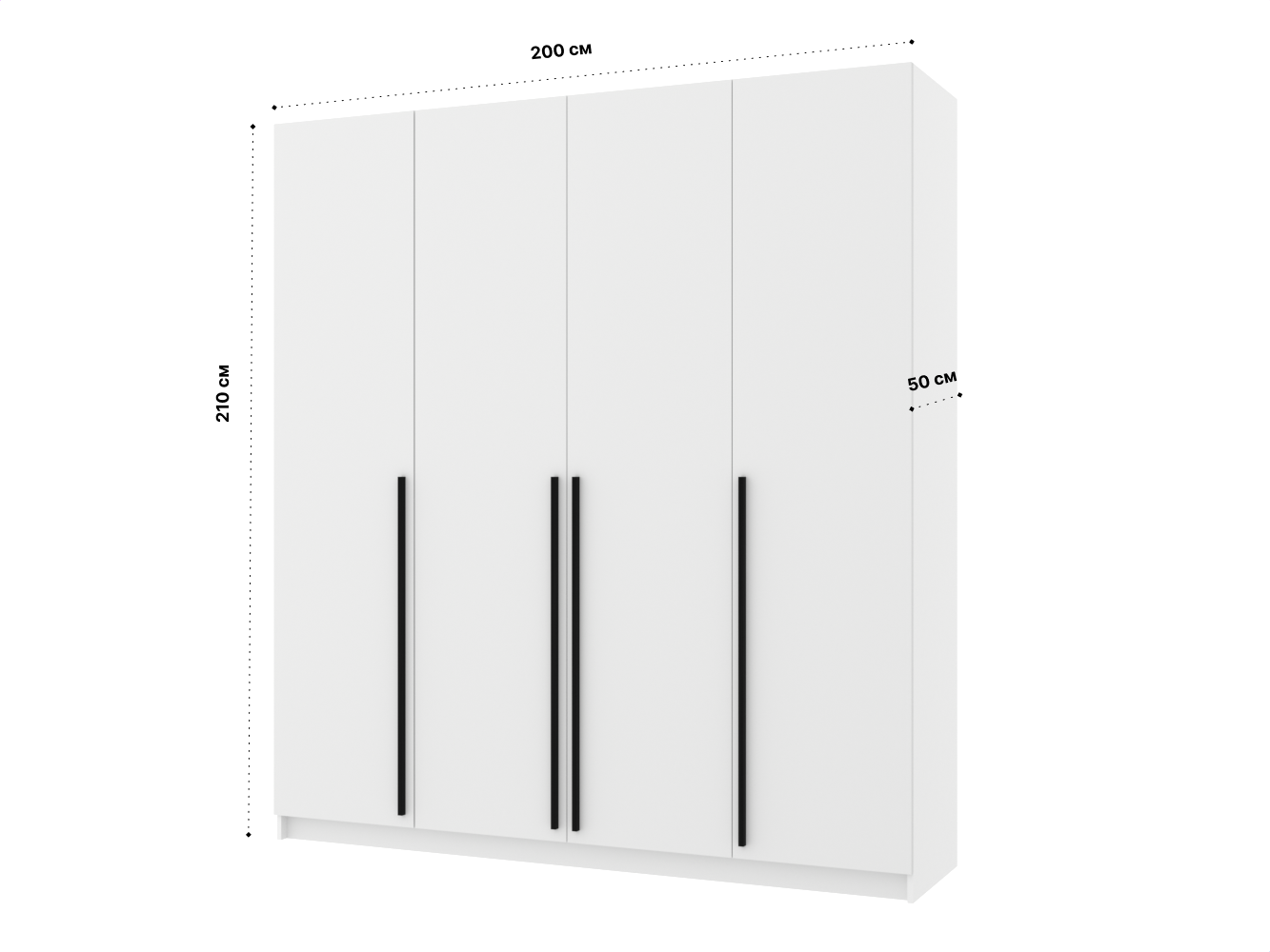 Распашной шкаф Пакс Форсанд 55 white ИКЕА (IKEA) изображение товара