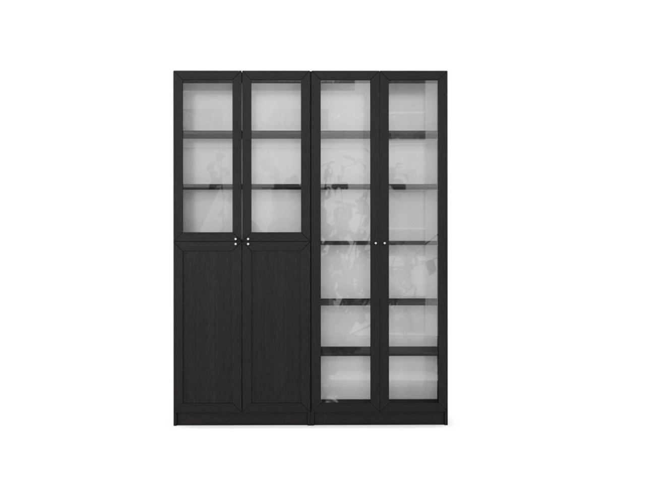 Изображение товара Книжный шкаф Билли 345 brown ИКЕА (IKEA), 160x30x202 см на сайте adeta.ru