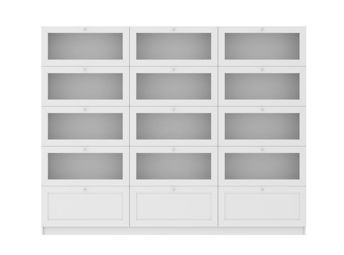 Изображение товара Книжный шкаф Билли 373 white ИКЕА (IKEA), 240x30x190 см на сайте adeta.ru