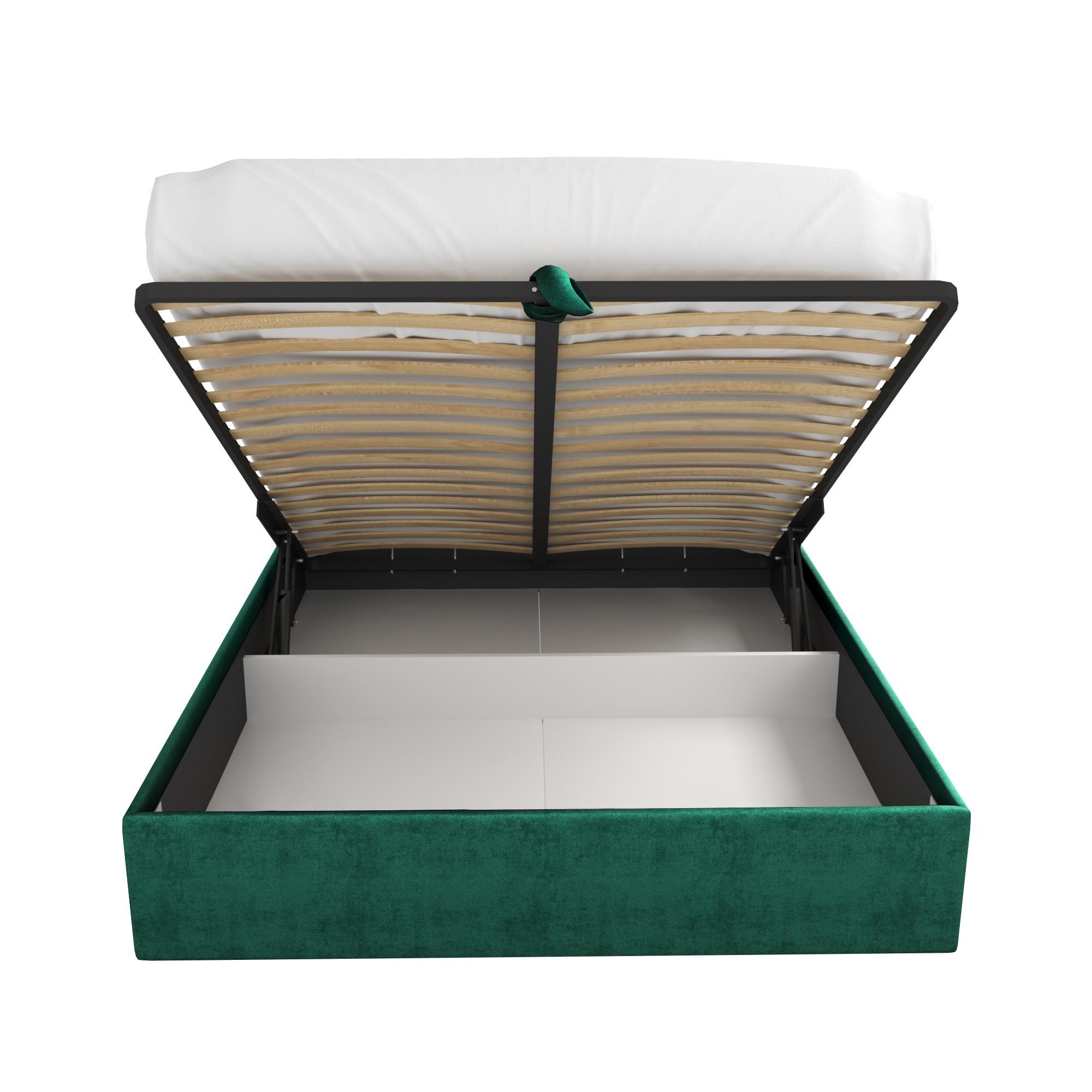 Кровать Калис зеленая 160х200 изображение товара