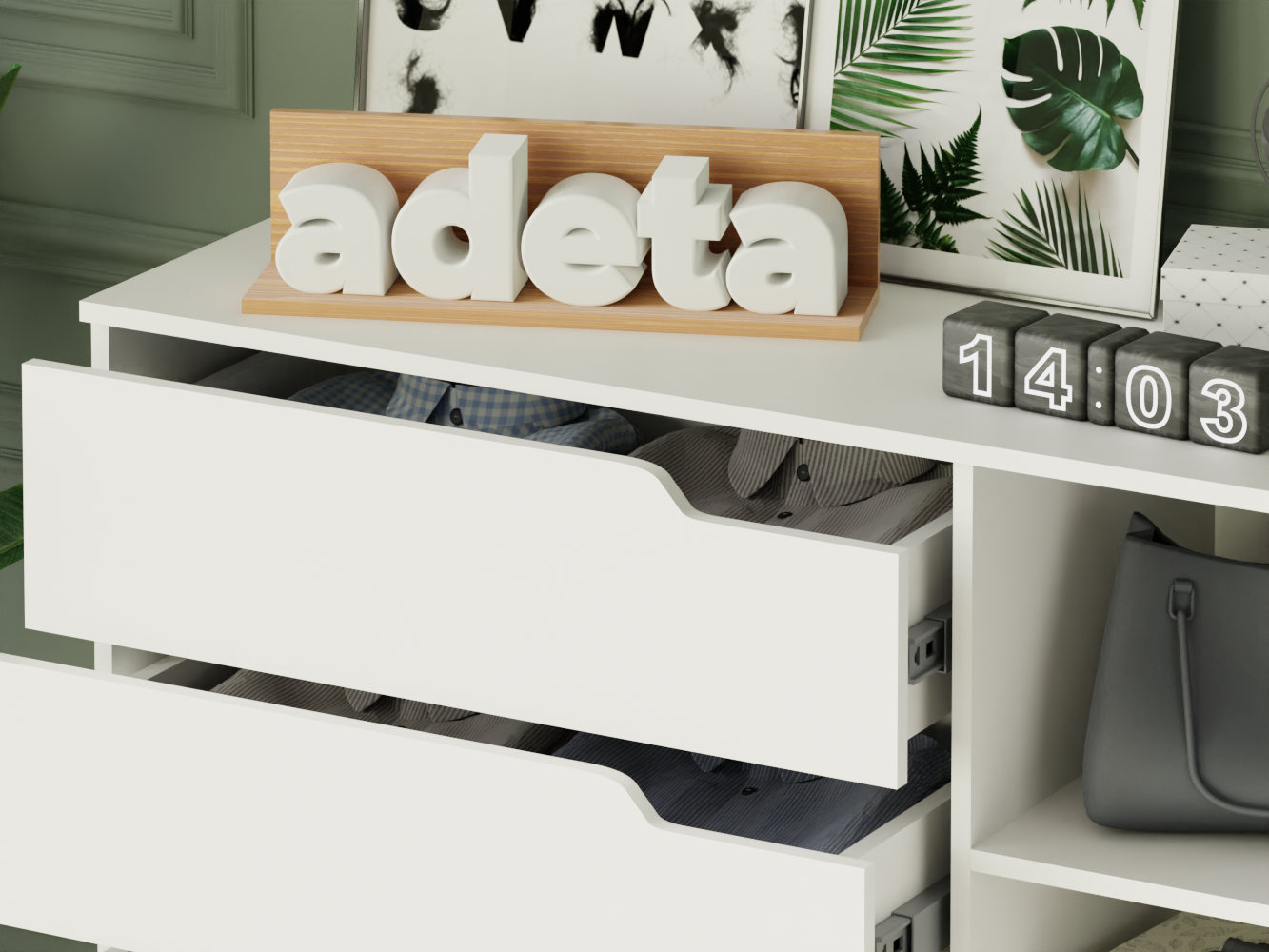  Комод Нордли 18 white ИКЕА (IKEA) изображение товара