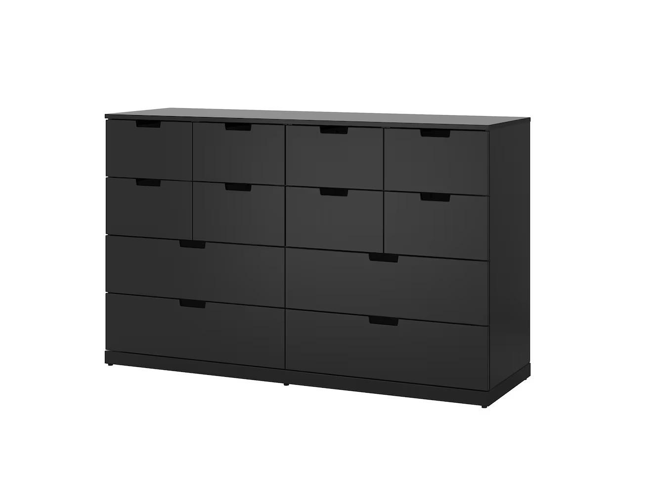 Комод Нордли 30 black ИКЕА (IKEA) изображение товара