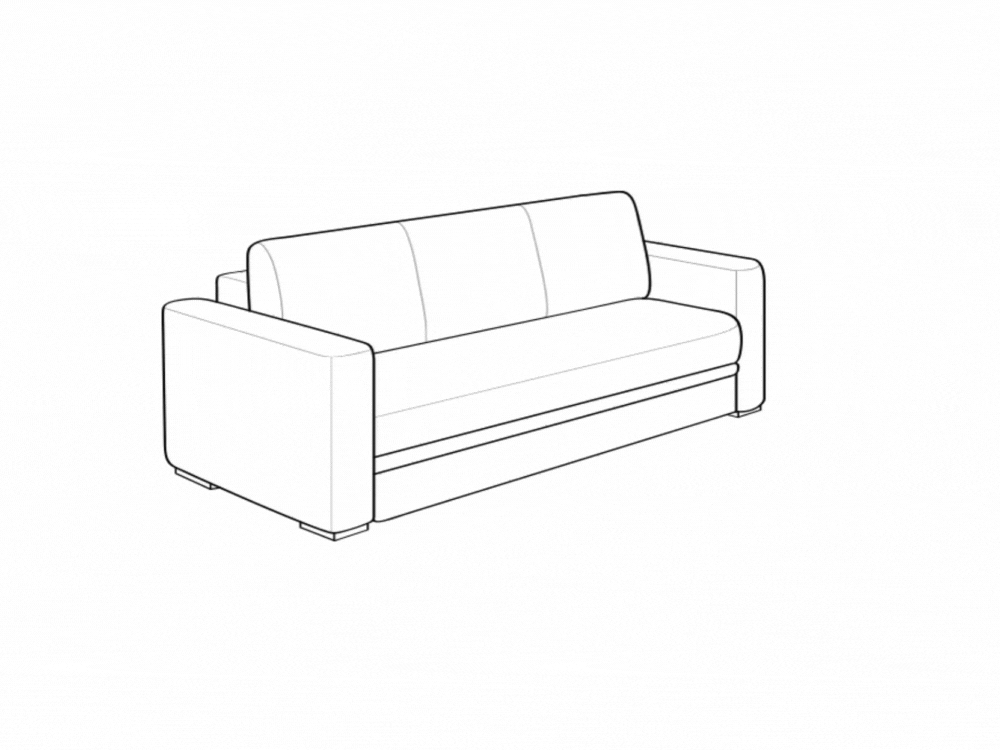 Прямой диван Гвен в интернет-магазине ADETA