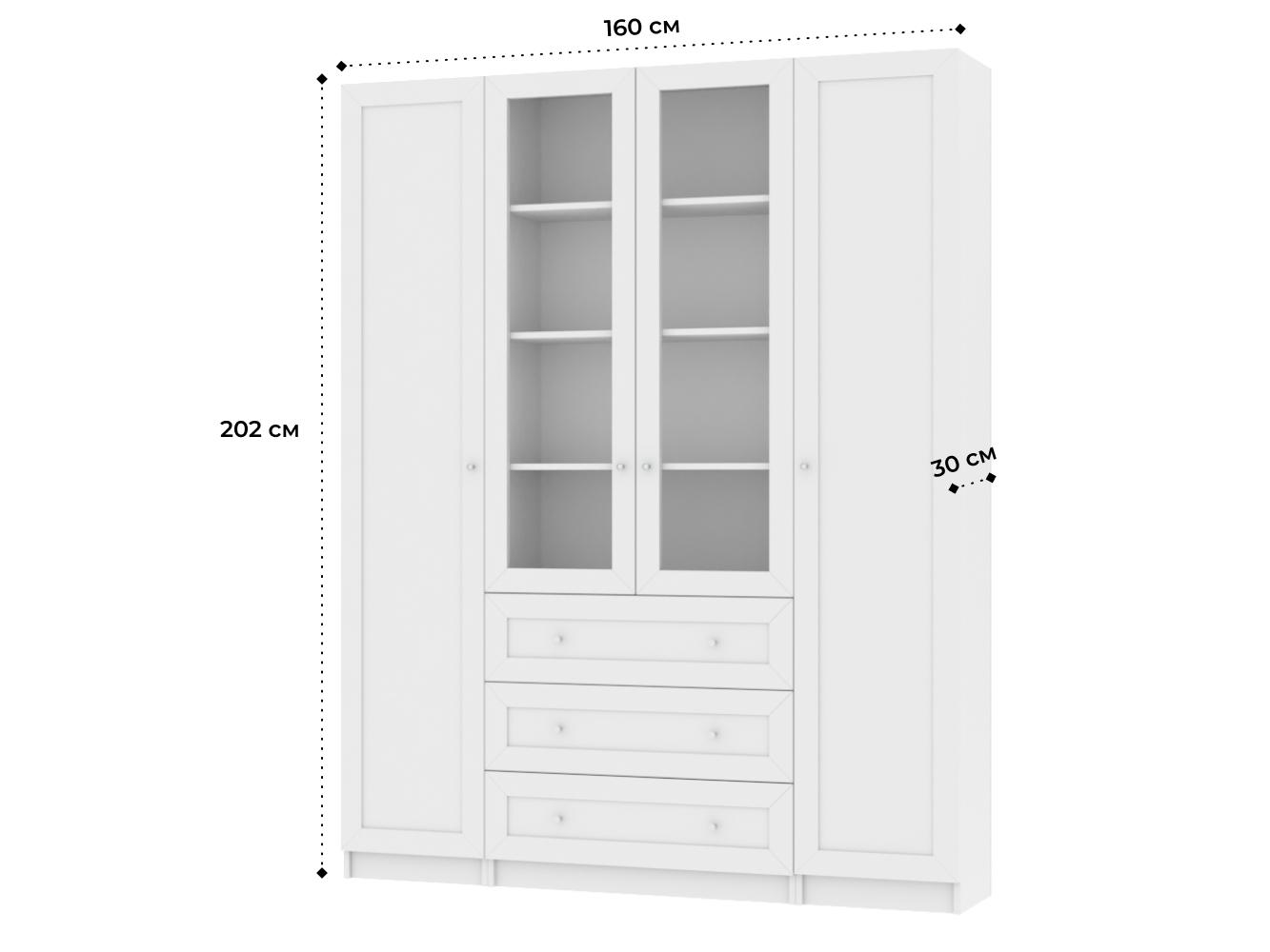 Изображение товара Книжный шкаф Билли 361 white ИКЕА (IKEA), 160x30x202 см на сайте adeta.ru