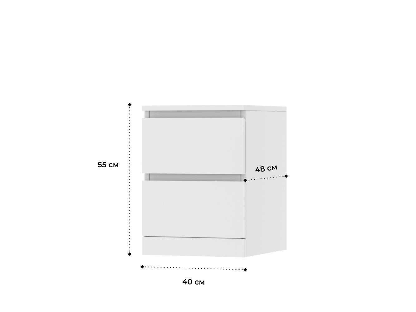 Прикроватная тумба Мальм 113 white ИКЕА (IKEA) изображение товара