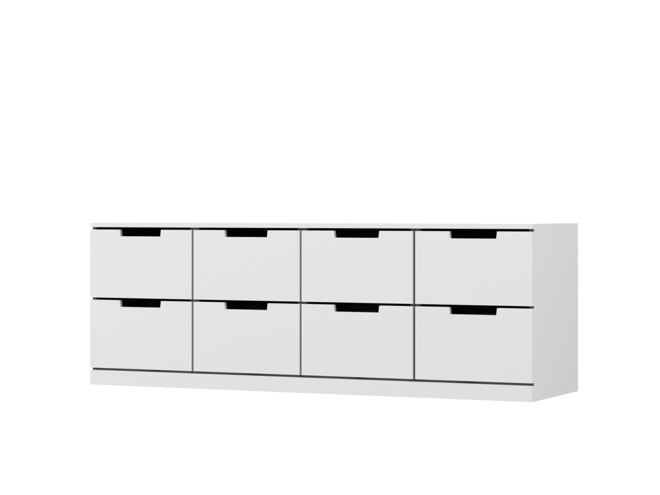 Комод Нордли 24 white ИКЕА (IKEA) изображение товара