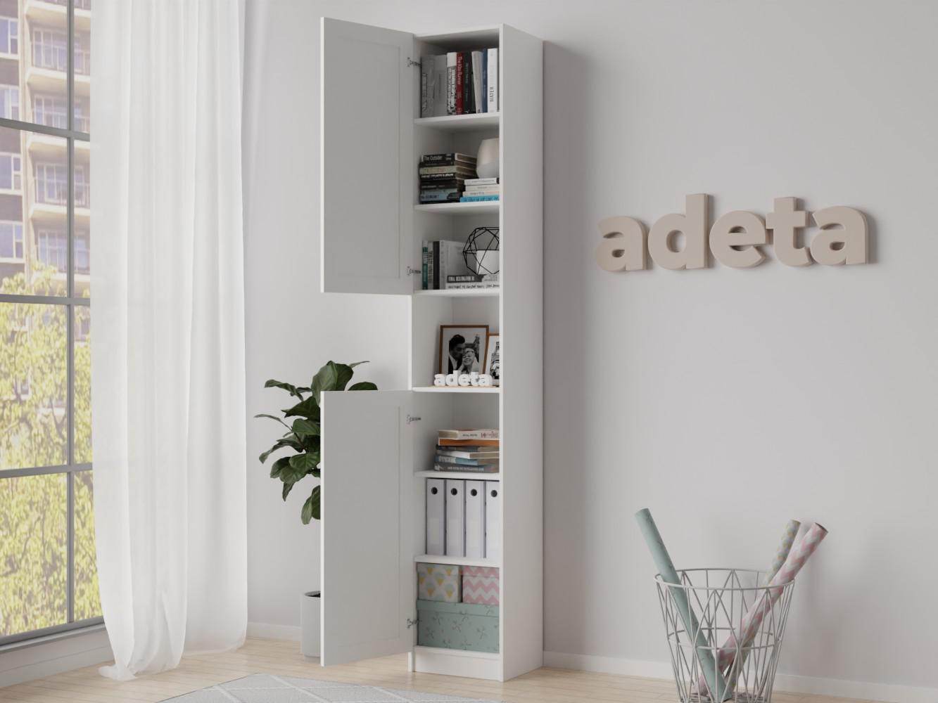 Изображение товара Книжный шкаф Билли 378 white ИКЕА (IKEA), 40x30x237 см на сайте adeta.ru