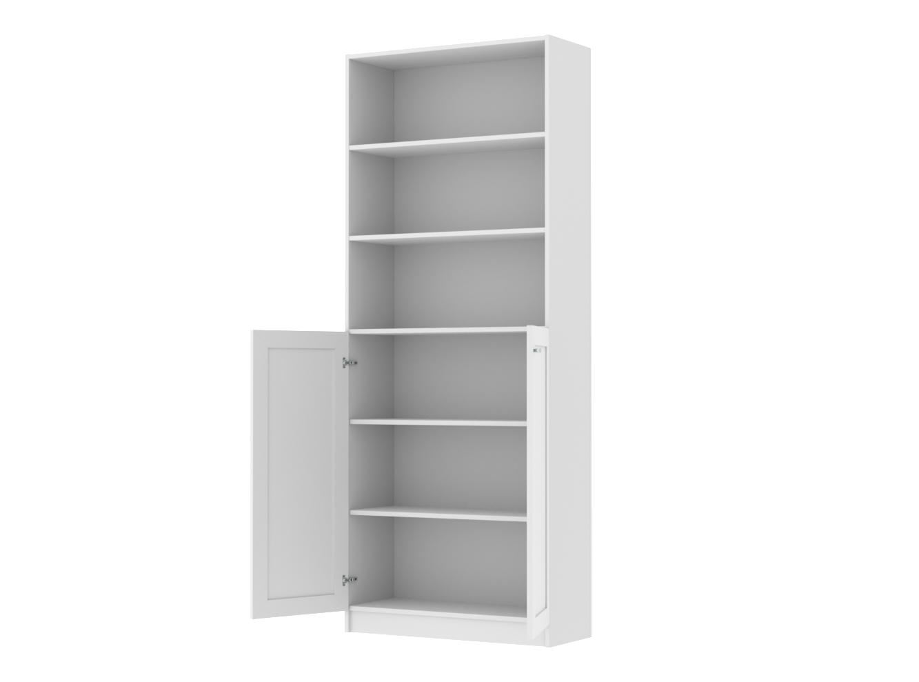 Изображение товара Книжный шкаф Билли 34 white ИКЕА (IKEA), 80x30x202 см на сайте adeta.ru