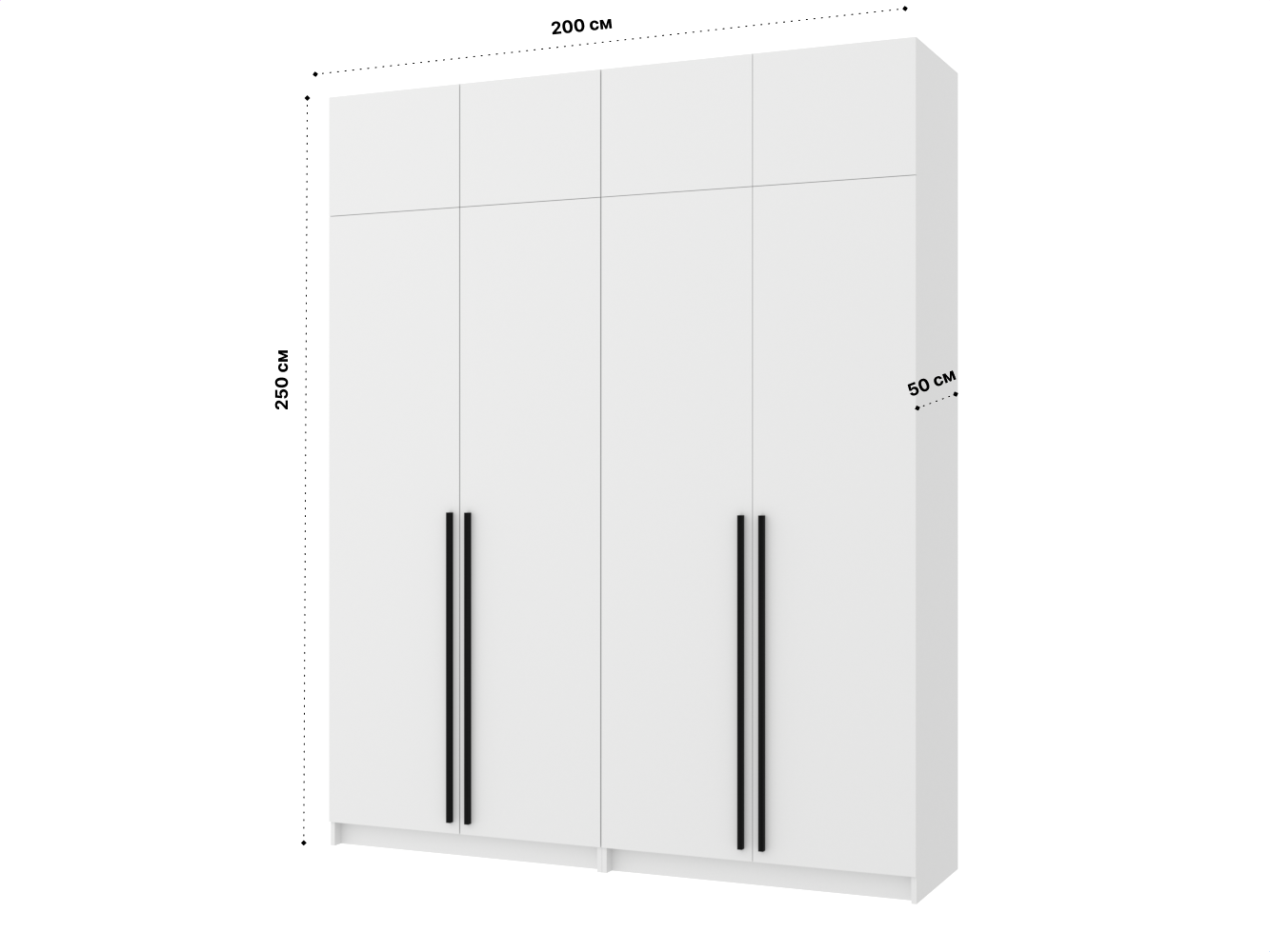 Распашной шкаф Пакс Форсанд 59 white ИКЕА (IKEA) изображение товара