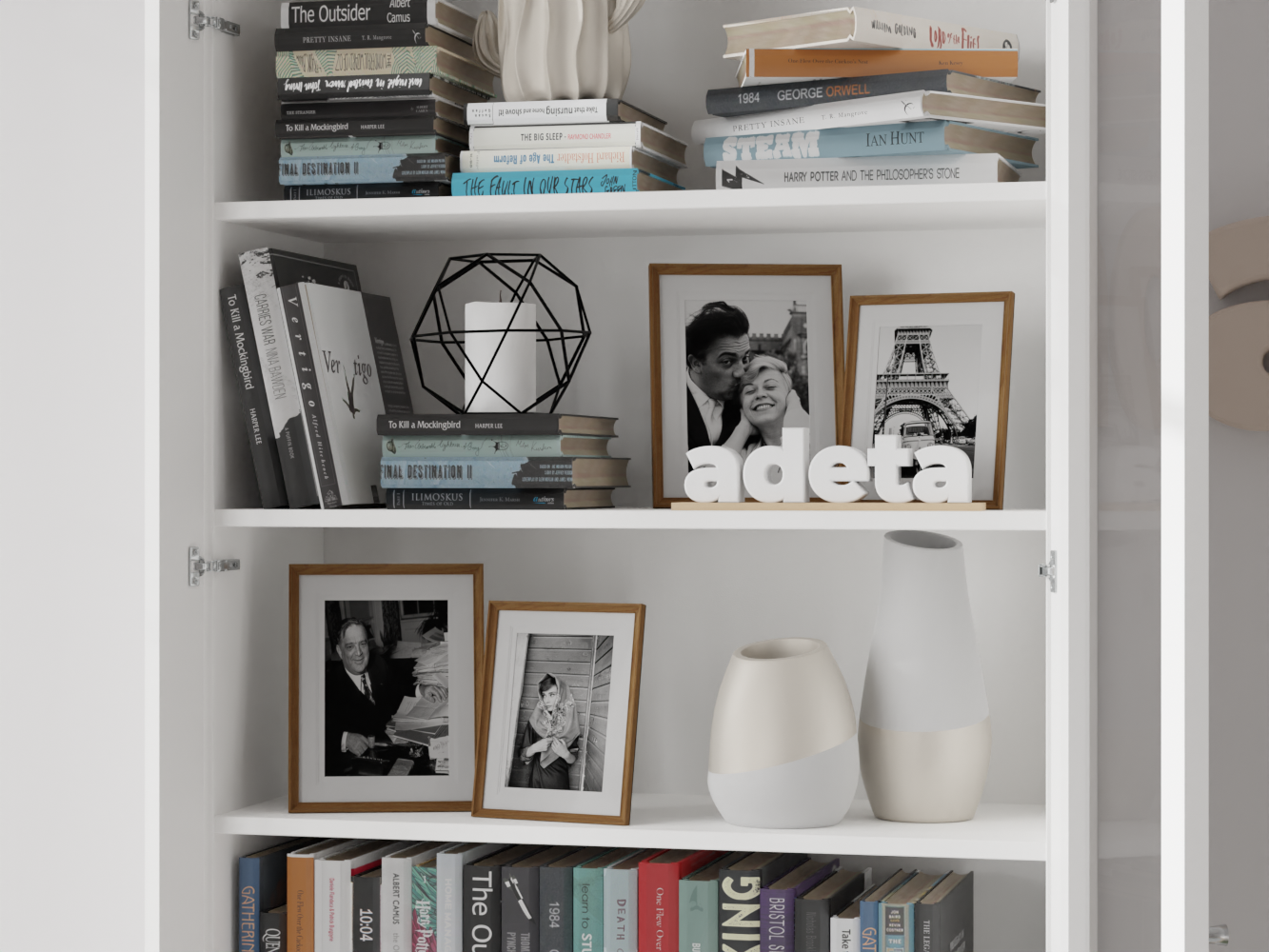 Книжный шкаф Билли 315 white ИКЕА (IKEA) изображение товара