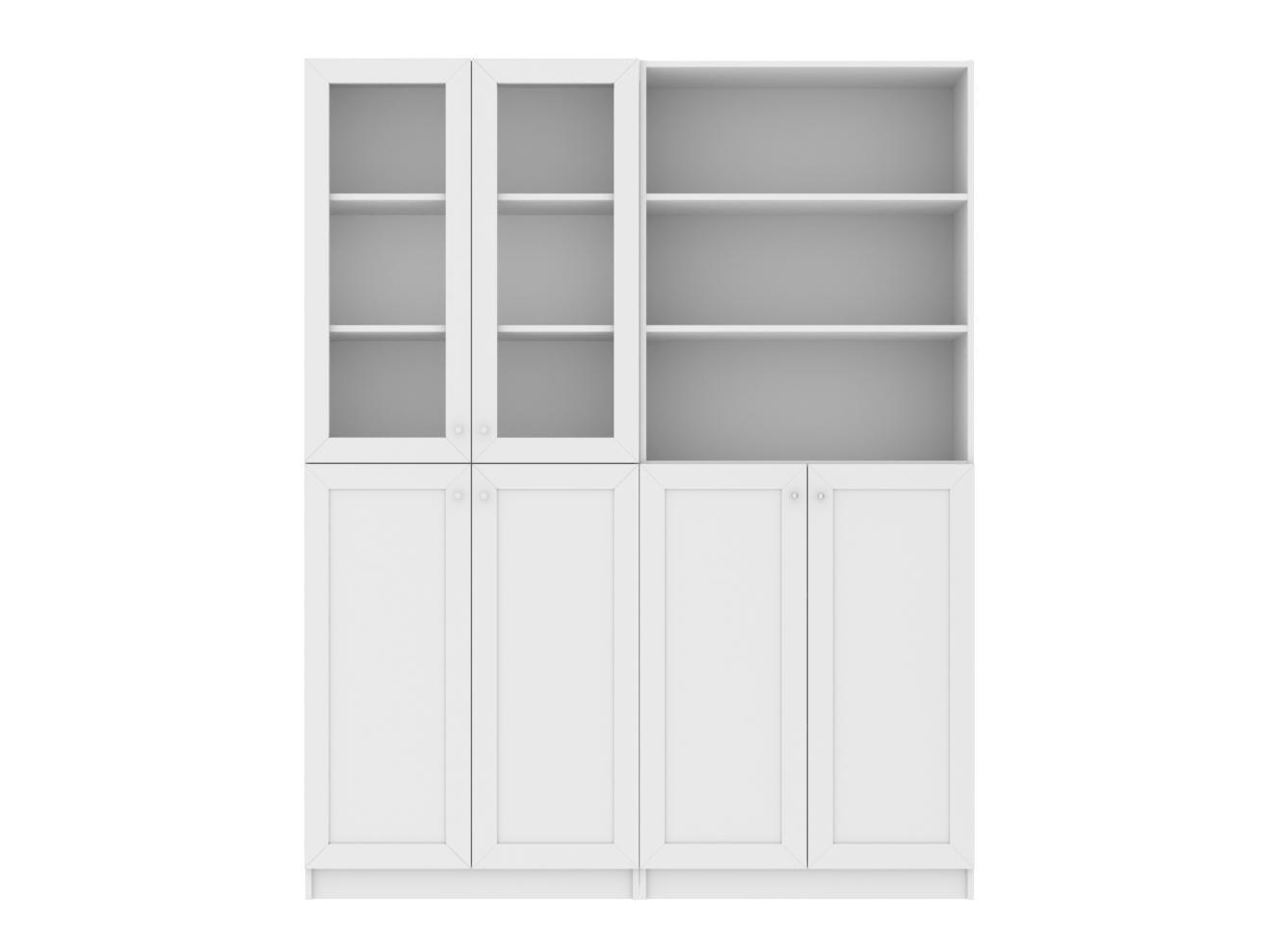 Изображение товара Книжный шкаф Билли 33 white ИКЕА (IKEA), 160x30x202 см на сайте adeta.ru