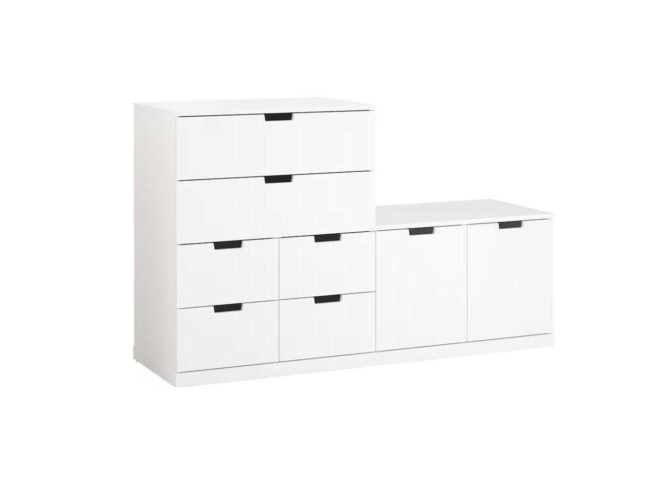 Комод Нордли 46 white ИКЕА (IKEA) изображение товара