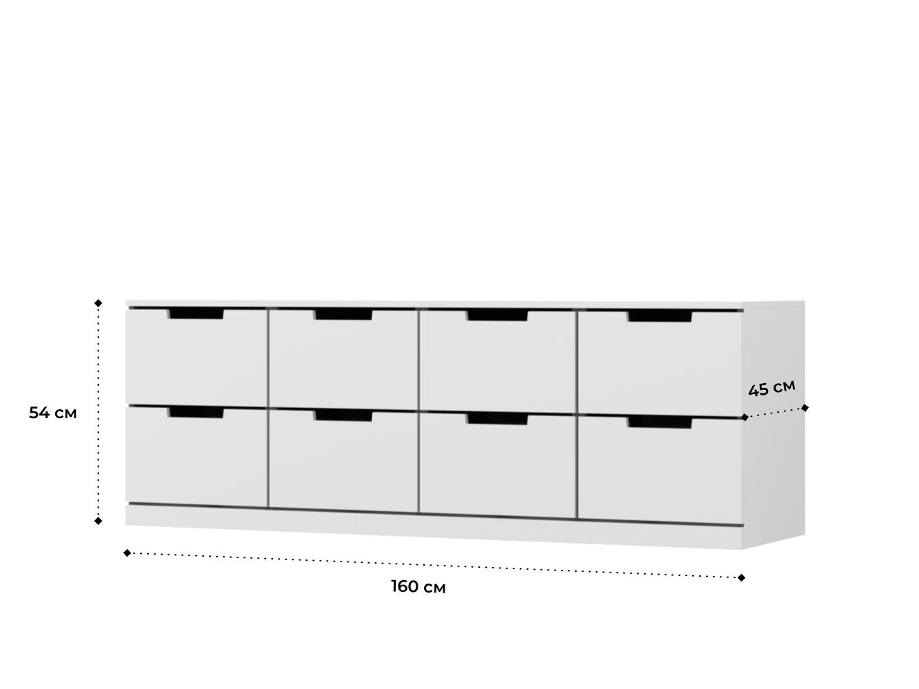 Комод Нордли 24 white ИКЕА (IKEA) изображение товара