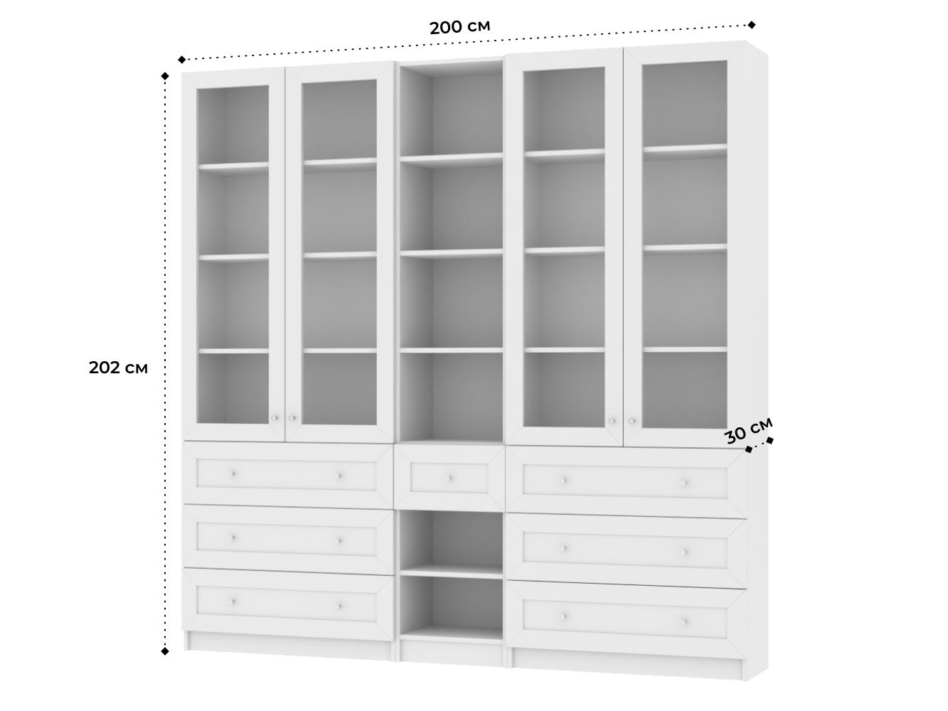 Изображение товара Книжный шкаф Билли 51 white ИКЕА (IKEA), 200x30x202 см на сайте adeta.ru