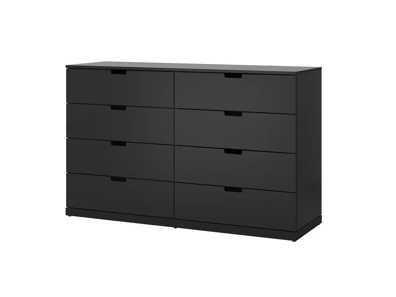 Комод Нордли 13 black ИКЕА (IKEA) изображение товара