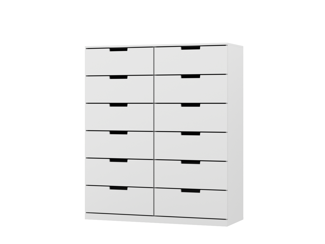  Комод Нордли 16 white ИКЕА (IKEA) изображение товара