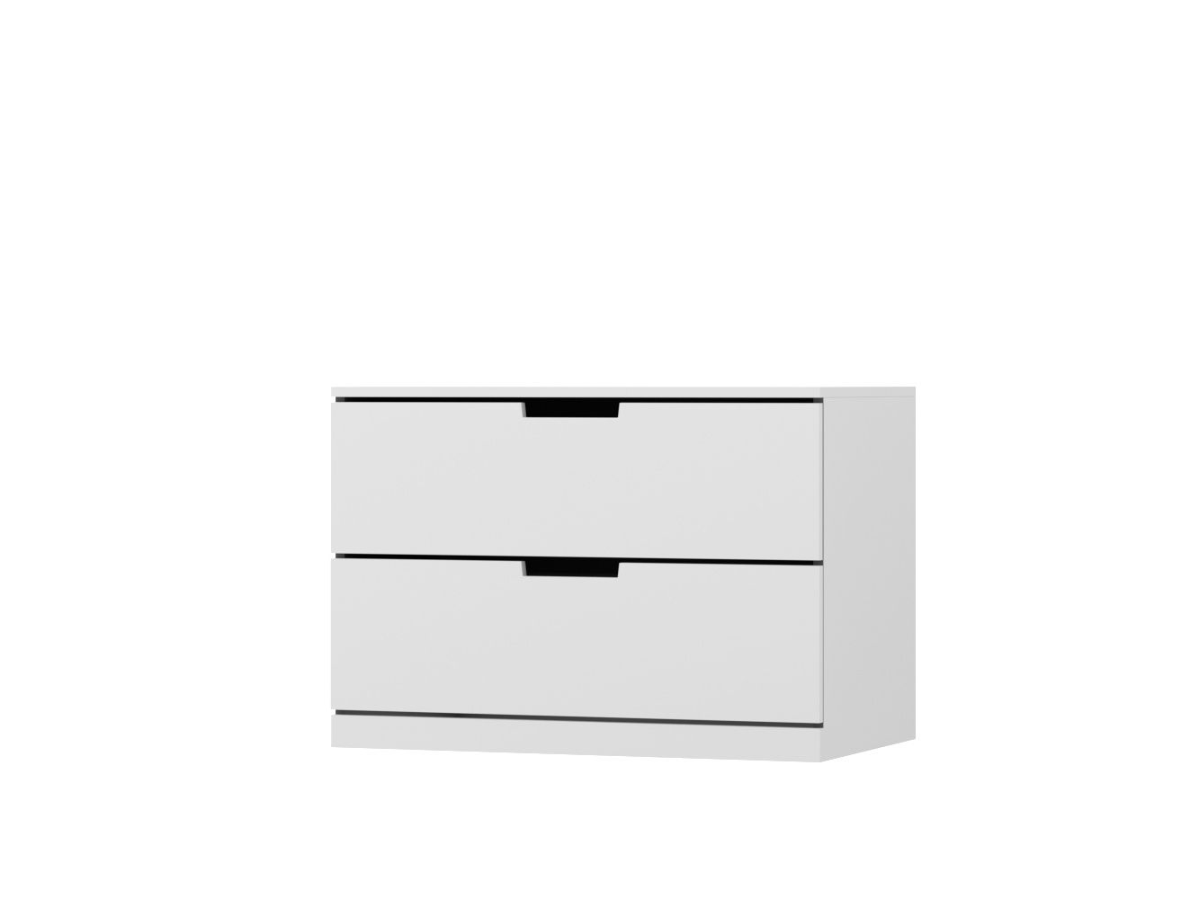 Изображение товара Комод Нордли 43 white ИКЕА (IKEA), 80x45x54 см на сайте adeta.ru