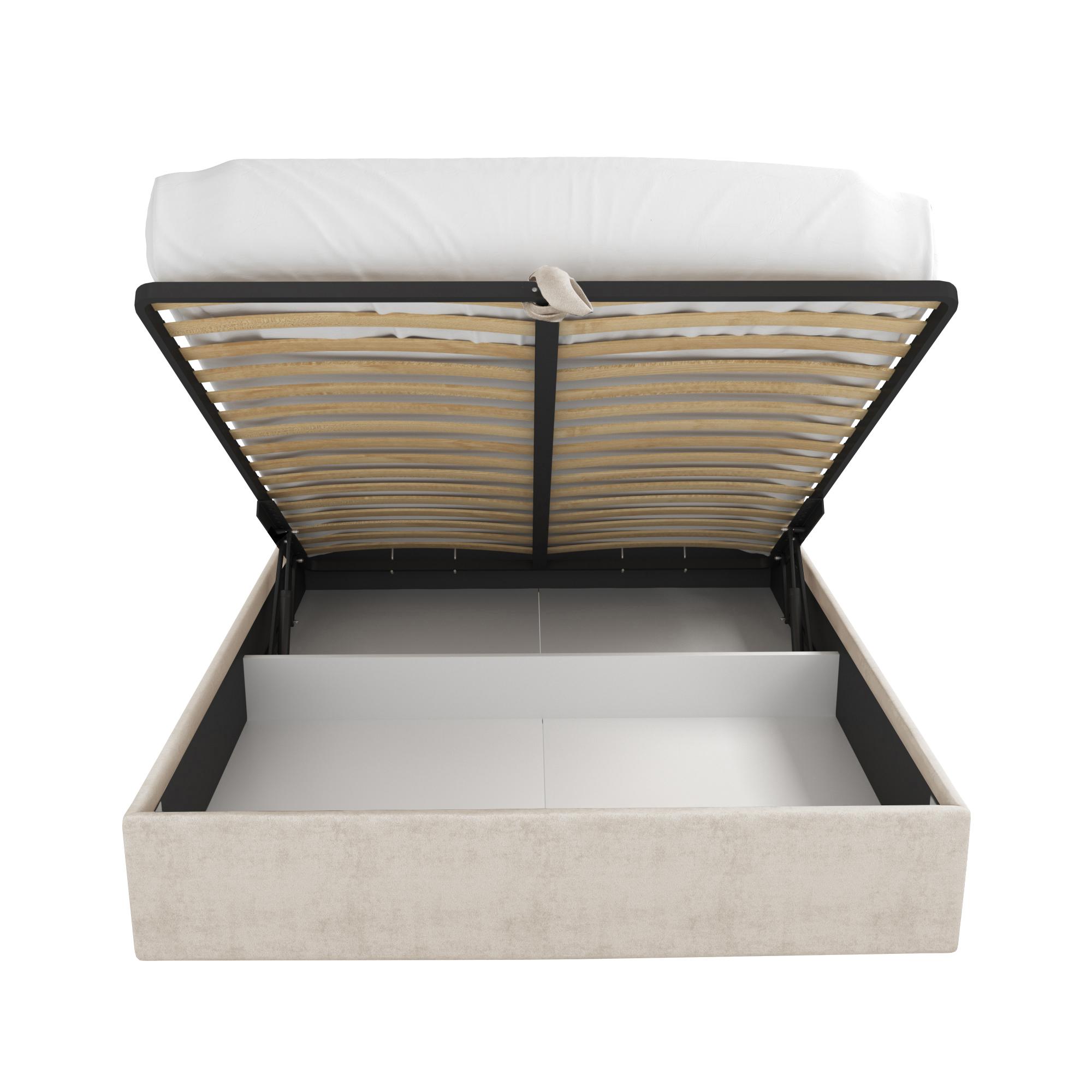 Кровать Монели бежевая 160х200 изображение товара
