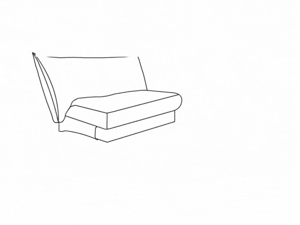 Прямой диван Доринс в интернет-магазине ADETA