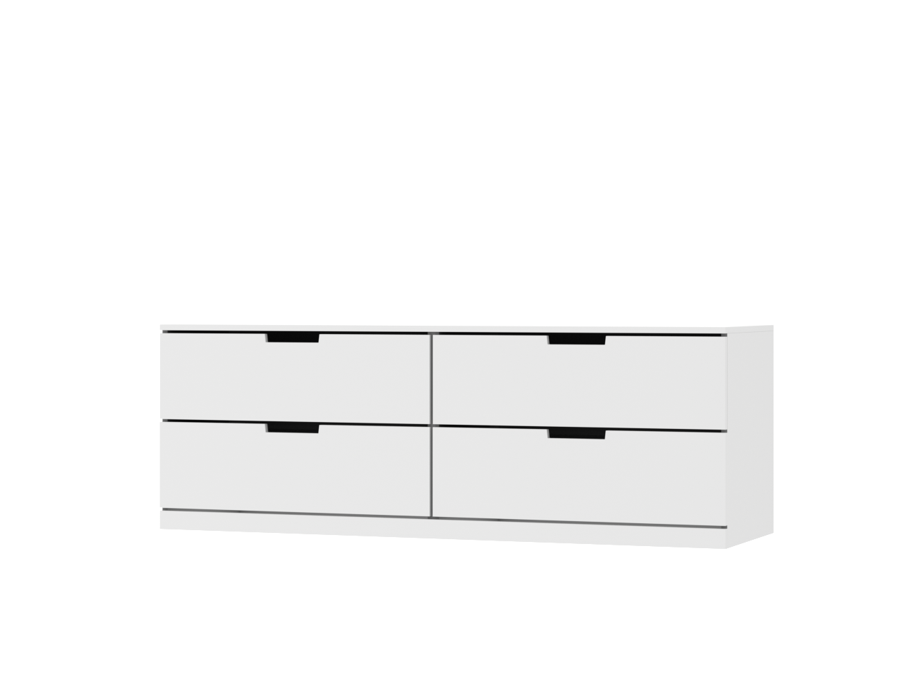 Изображение товара Комод Нордли 22 white ИКЕА (IKEA), 160x45x54 см на сайте adeta.ru