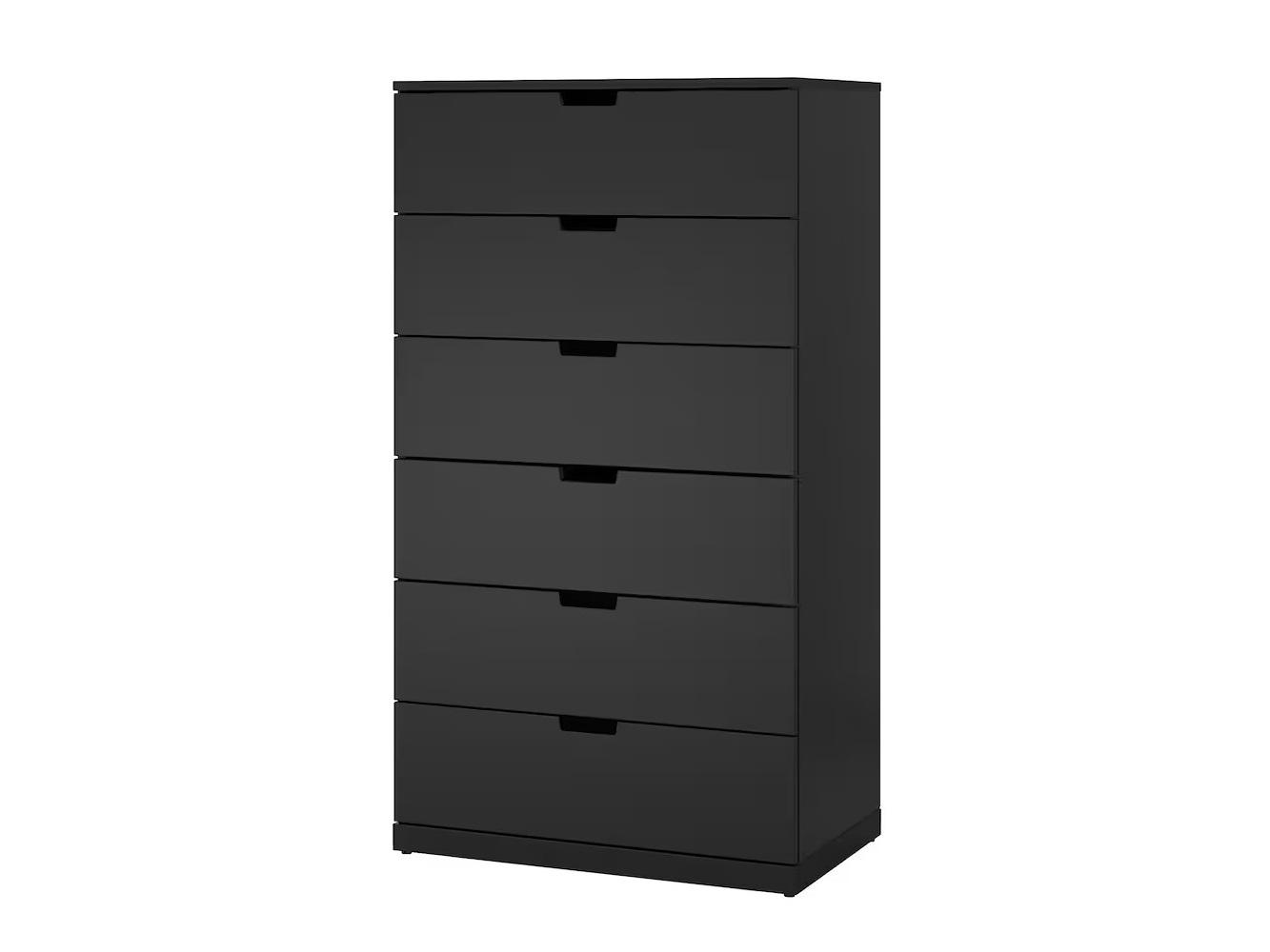 Комод Нордли 27 black ИКЕА (IKEA) изображение товара