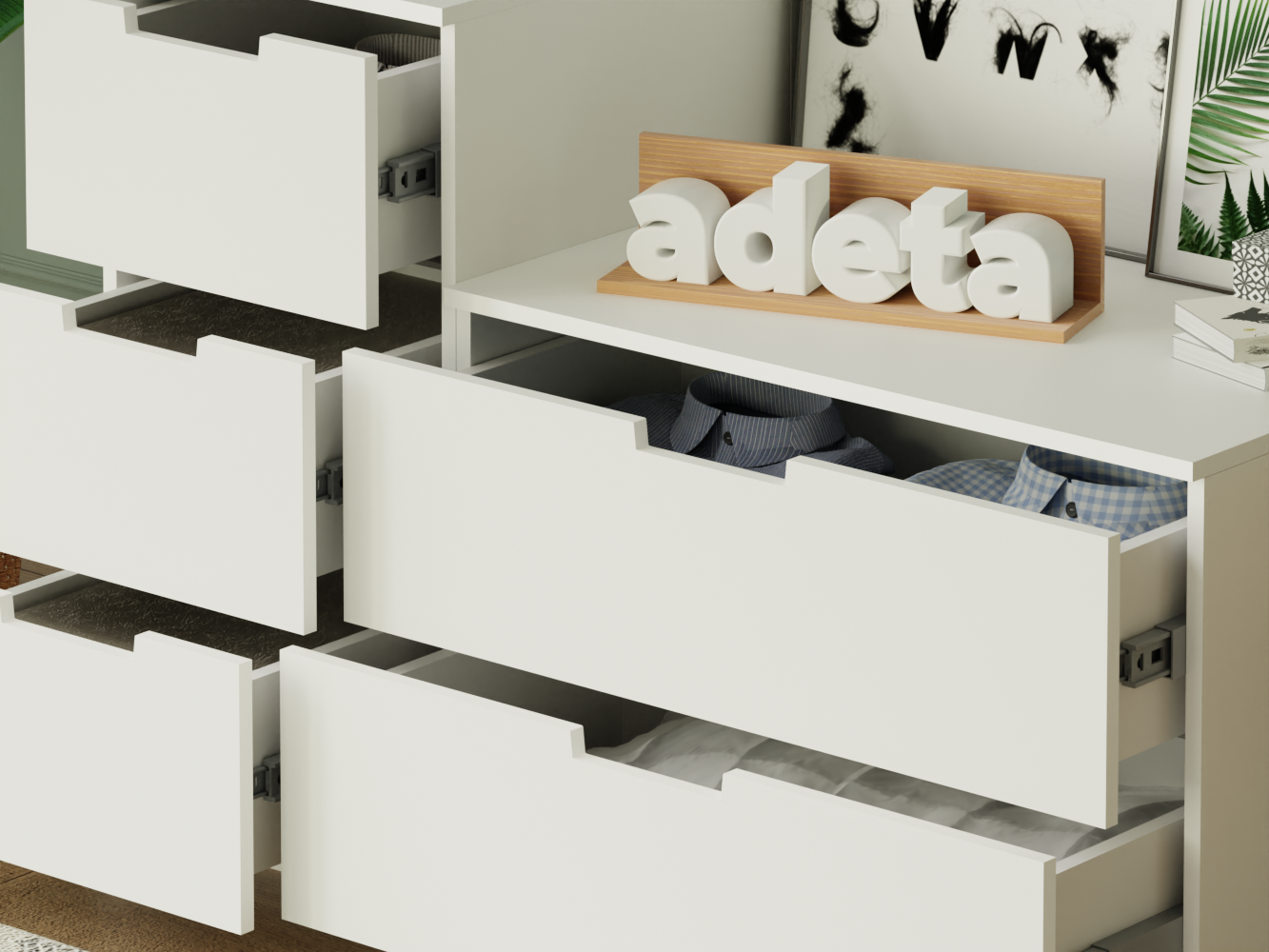  Комод Нордли 14 white ИКЕА (IKEA) изображение товара