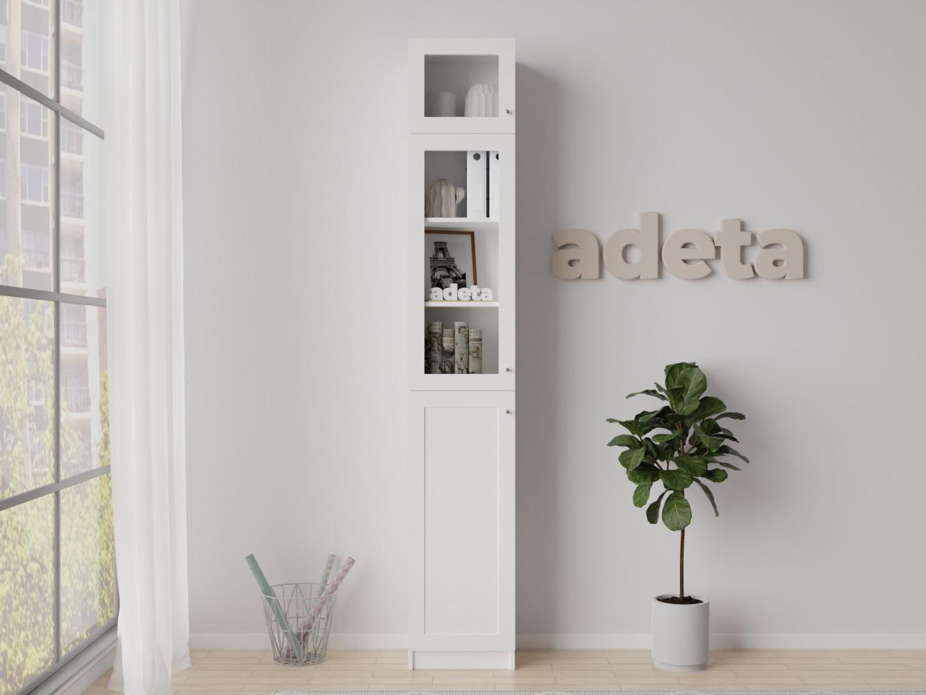 Изображение товара Книжный шкаф Билли 40 white ИКЕА (IKEA), 40x30x237 см на сайте adeta.ru