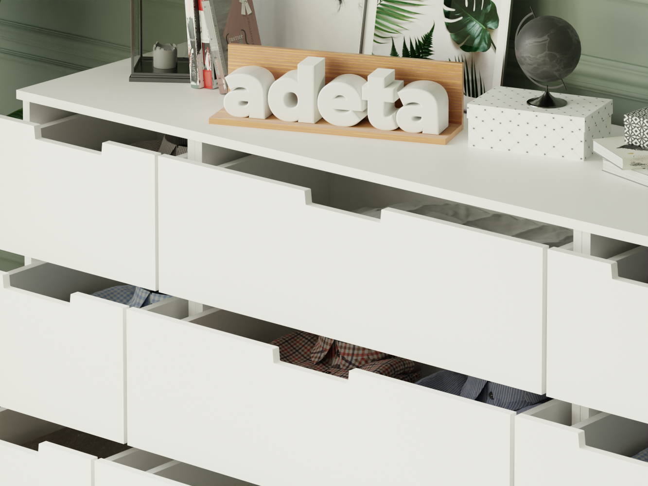  Комод Нордли 25 white ИКЕА (IKEA) изображение товара