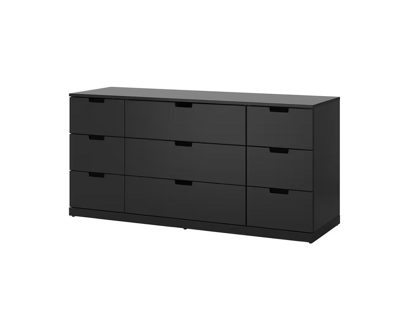 Комод Нордли 25 black ИКЕА (IKEA) изображение товара