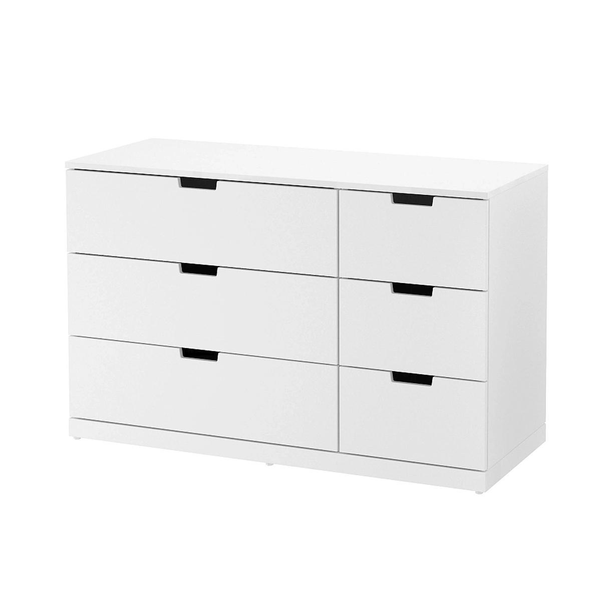 Изображение товара Комод Нордли white ИКЕА (IKEA), 90x45x70 см на сайте adeta.ru