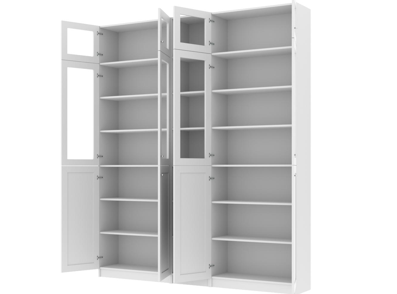 Изображение товара Книжный шкаф Билли 348 white ИКЕА (IKEA), 200x30x237 см на сайте adeta.ru