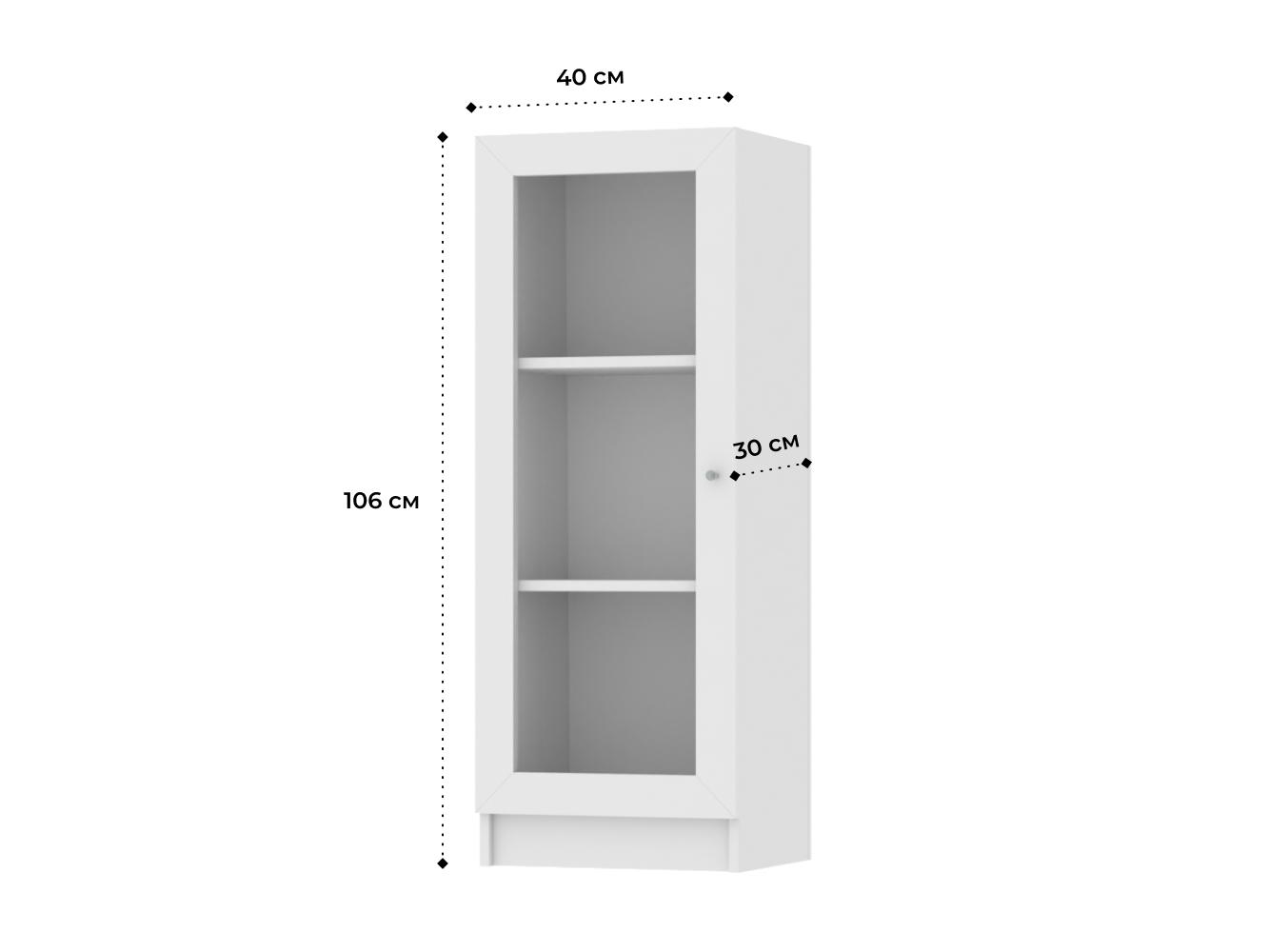 Изображение товара Книжный шкаф Билли 418 white ИКЕА (IKEA), 40x30x106 см на сайте adeta.ru