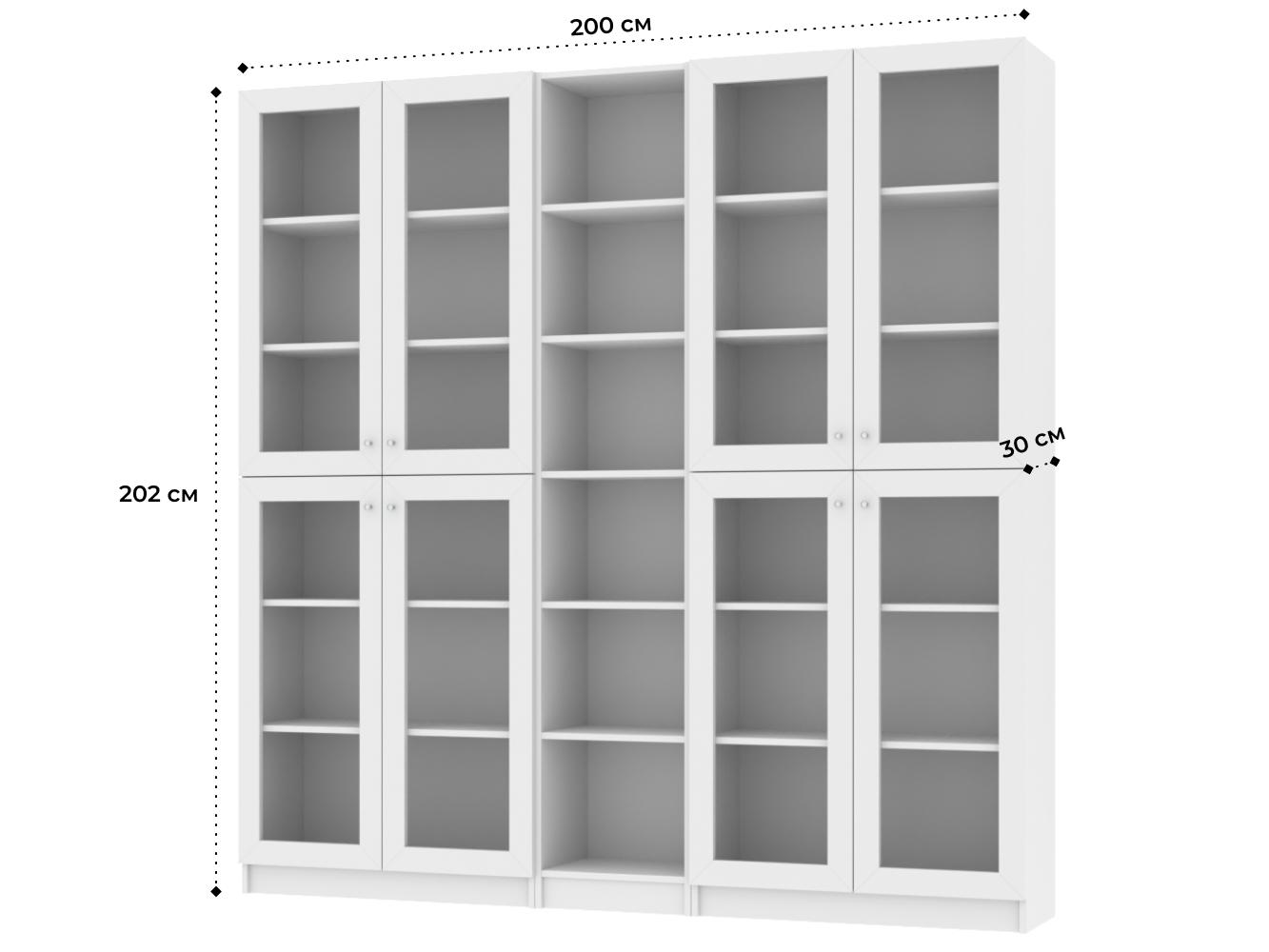Изображение товара Книжный шкаф Билли 30 white ИКЕА (IKEA), 200x30x202 см на сайте adeta.ru