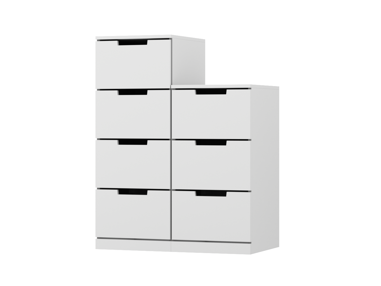Изображение товара Комод Нордли 41 white ИКЕА (IKEA), 80x45x100 см на сайте adeta.ru