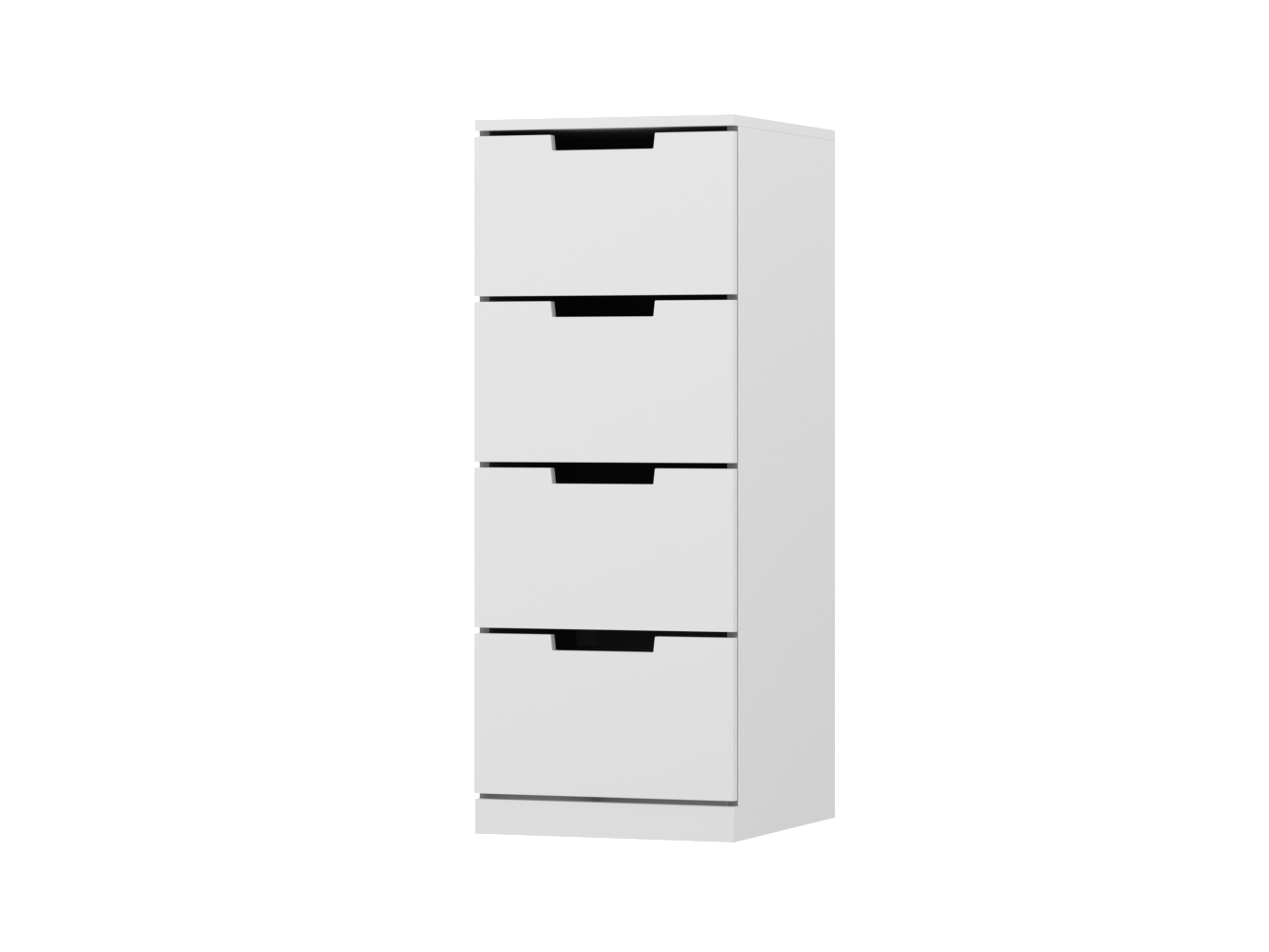 Изображение товара Комод Нордли 28 white ИКЕА (IKEA), 40x45x100 см на сайте adeta.ru